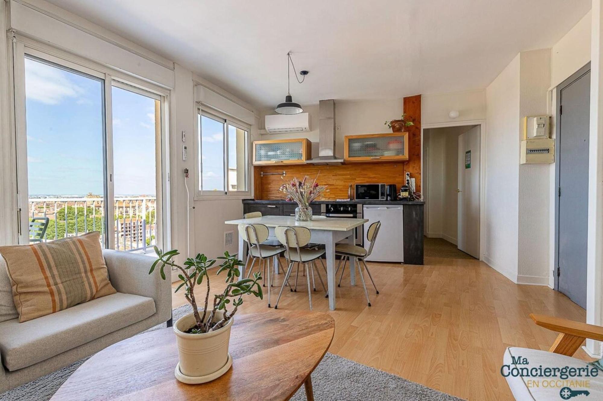 Montaudran Place Dupuy - Vue Panoramique -Metro Toulouse Dış mekan fotoğraf